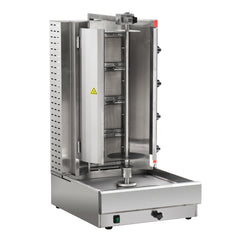 Hakka 28"H Gas Kebab Doner Machine Vertical Broiler with 4 Burners
