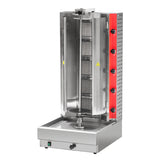 Hakka 34"H Gas Kebab Doner Machine Vertical Broiler with 5 Burners