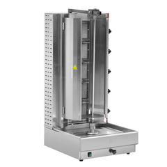Hakka 34"H Gas Kebab Doner Machine Vertical Broiler with 5 Burners
