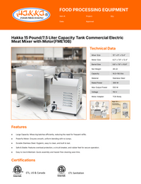 Spec Sheet