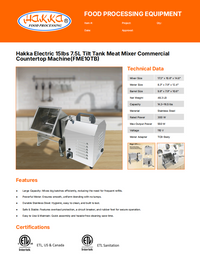 Spec Sheet