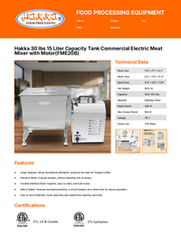 Spec Sheet