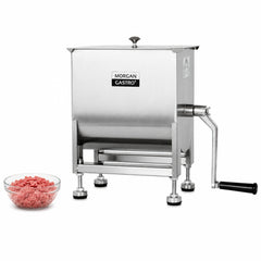 Morgangastro 7.5L/15 lb Commercial Manual Meat Mixer, Stainless Steel Sausage & Burger Mixer