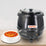EasyRose 11Qt Soup Warmer Commercial Soup Kettle Warmer with Hinged Lid and Detachable Stainless Steel Pot