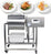 EasyRose 45L/90lb Commercial Vacuum Meat Tumbler Marinator, 240W Stainless Steel Meat Marinating Machine
