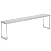 Hakka Brothers 14" x 60" Stainless Steel Single Deck Overshelf