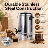 EASYROSE Coffee Urn 65 Cup Coffee Percolator Commercial Coffee Maker with Removable Filter, Perfect For Office, Parties, Catering