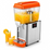 Hakka Brothers 12L Commercial Refrigerated Beverage Dispenser, Single Bowl Juice Dispenser for Cold Drinks