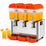 Hakka Brothers 3 x 12L Triple Bowl Refrigerated Beverage Dispenser, Commercial Juice Dispenser for Cafes and Restaurants