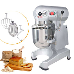 Hakka 10 Quart Commercial Planetary Mixers 3 Funtion Stainless Steel Food Mixers (M10A-ETL)