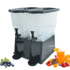 Hakka Brothers Juice Dispenser 6 Gallon Beverage Dispenser Iced Tea Punch