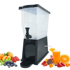 Hakka Brothers 3 Gallon Beverage Dispenser Iced Tea Punch Juicer Plastic Drink Dispenser