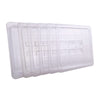 Clivia 1/2 Size Polycarbonate Food Pans Lid&Cover,Clear - Pack of 6