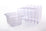 Clivia 6-Pack Food Pan 1/6 Size Clear Polycarbonate Food Pans 2.5" Deep Commercial Hotel Pans for Party, Restaurant, Hotel