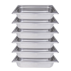 Clivia 1/3 Size Stainless Steel Food Pans,2.5