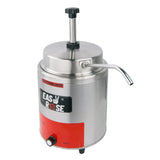 EasyRose 3.5 Qt Nacho Cheese Dispenser Warmer, 550W Electric Sauce Warmer with Pump