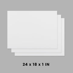 君子兰 24" x 18" x 1" 3 板白色切菜板系统