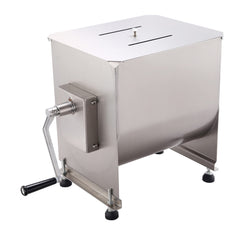 Hakka 60-Pound/40-Liter capacity Tank Stainless Steel Manual Meat Mixer (Mixing Maximum 60-Pound for Meat)