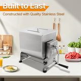 Hakka 15Lbs/7.5L Tilt Tank Meat Mixers Countertop Manual  Mixing Machine