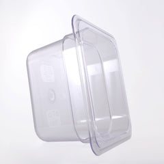 Hakka 1/6 Size Polycarbonate Food Pans,6"Deep,Clear - Pack of 6