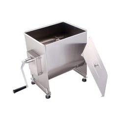 Hakka 60-Pound/40-Liter capacity Tank Stainless Steel Manual Meat Mixer (Mixing Maximum 60-Pound for Meat)