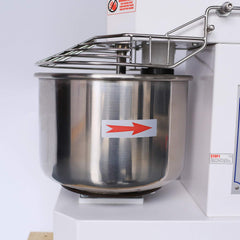 Hakka Commercial Dough Mixer, 10 Qt Spiral Mixer Food Mixer Machine with Food-grade Stainless Steel Bowl, Security Shield & Timer