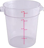 Clivia 5 Pack 4Qt Food Storage Containers With Lids Airtight,Storing Grains With Marks To Measure Food,Store Sugar Rice And flour/Clear