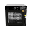 Hakka Bros 3-in-1 Electric Smoker Oven and Dehydrator, 1200W Countertop BBQ Grill with 2 Racks and Side Wood Chip Loader, Stainless Steel