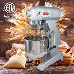 Hakka 20Qt Dough Stand Mixer 3 Speed, 4 Function Stainless Steel Food Mixer (grinder head not included)