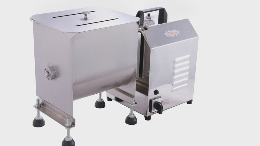 Hakka Electric Meat Mixer 90lbs Capacity Tank Gear Driven Stainless Steel Mixer