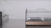 Hakka Brothers Commercial Countertop Bakery Display Case Muffins Showcase, Black