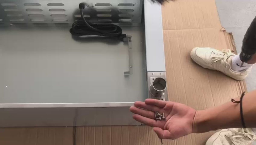 EasyRose Steam Table Food Warmer Buffet 4 Pans Steamer 2000W Restaurant Bain Marie