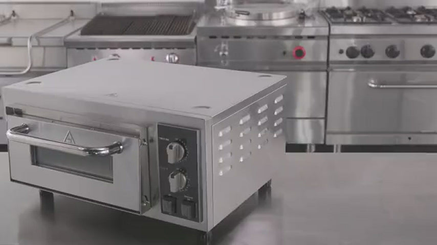 EasyRose Commercial Countertop Pizza Oven 2200W Electric Single Deck Bakery Oven