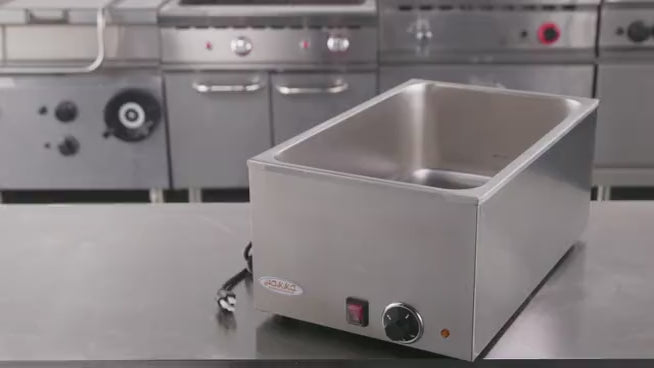 EasyRose 20" x 12" Full Size Electric Countertop Food Warmer - 120V, 1200W