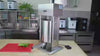Morgangastro 15L/30lb Electric Sausage Stuffer with Foot Pedal, 260W 304 Stainless Steel Meat Filler and 5 Tubes