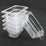 1/9 Size Polycarbonate Gastronorm Pans,176*108*65MM,Clear - Pack of 6