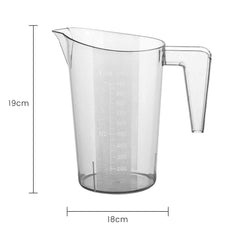 5-Piece Clear Polycarbonate Measuring Cup Set