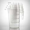 5-Piece Clear Polycarbonate Measuring Cup Set