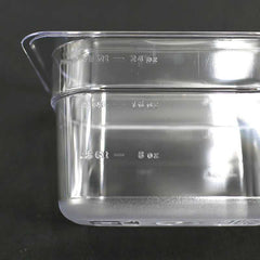 1/9 Size Polycarbonate Gastronorm Pans,176*108*100MM,Clear - Pack of 6