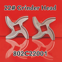 Hakka Stainless Steel Meat Grinder Knife Blade (#22 Meat Grinder)