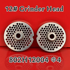 Hakka #12 Stainless Steel Meat Grinder Cutting Plates (Φ4&Φ4)