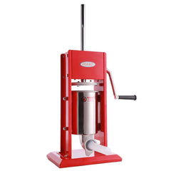 Hakka Sausage Stuffer 7 Lb/3 L Two Fill Rate Spray-painted Steel Vertical 7 Lb Sausage Maker(cv-3)(Official Refurbishment)