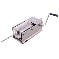 Hakka Sausage Stuffer 2 Speed Stainless Steel Vertical Sausage Maker (7Lb/3L(Horizontal)(Official Refurbishment)