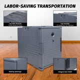 Clivia Insulated Food Pan Carrier 82 Qt Stackable Front Load Catering Container